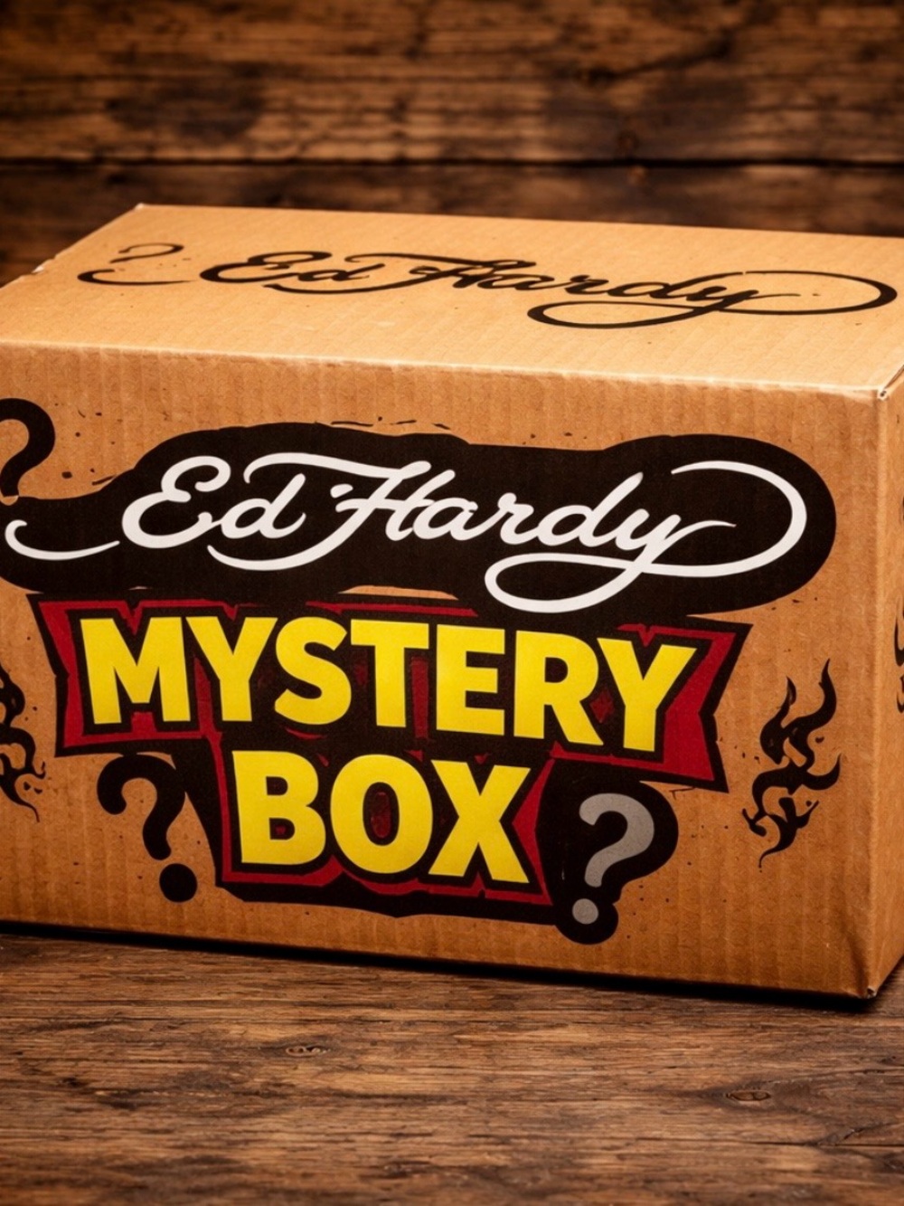 NEW ED HARDY MYSTERY BOX WORTH $150 to $250!!!!